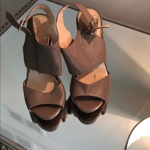 Tan Jessica Simpson heels